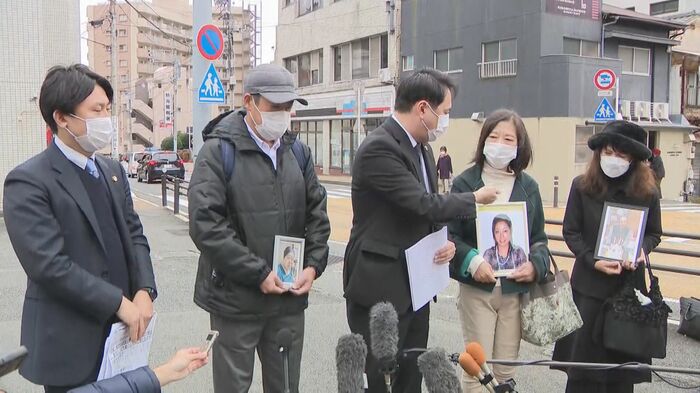 土石流で大切な家族を失った遺族たち