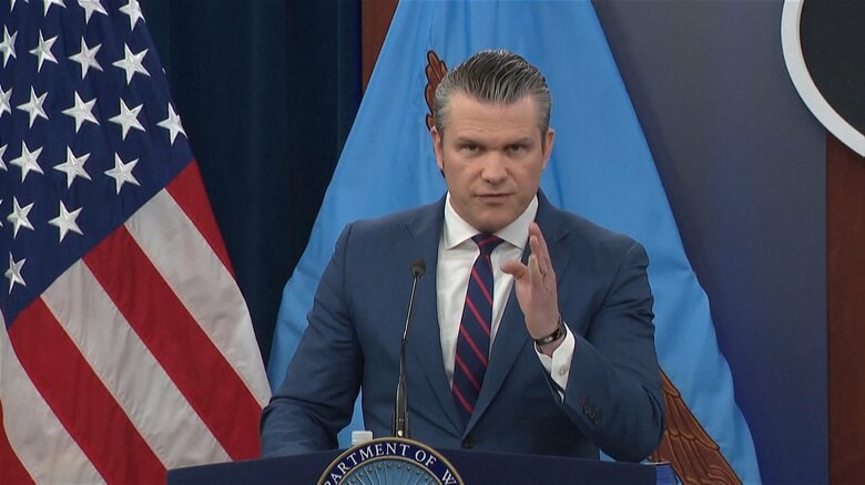 「ヘグセス長官の写真うつりが悪い」アメリカ国防総省が記者会見へのカメラマン参加を禁止　省公式カメラマンのみ出席｜FNNプライムオンライン