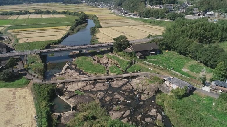知られざる遺産　大水を受け流す「沈み橋」　日本で一番多いのは大分県？そのワケは…｜FNNプライムオンライン