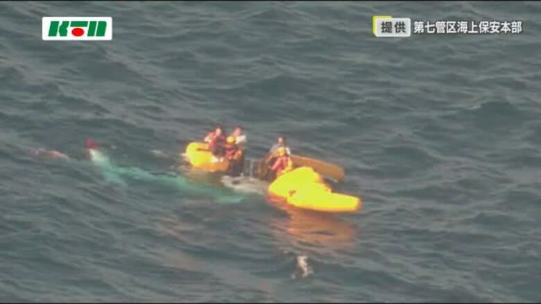 医療搬送ヘリが壱岐沖で一時消息不明　海上で転覆状態で発見　対馬市の患者死亡【長崎県】｜FNNプライムオンライン