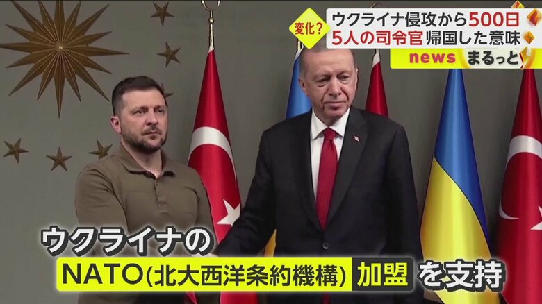 先週末、会談を行ったゼレンスキー大統領とトルコのエルドアン大統領