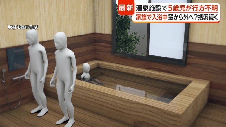先に脱衣所へ向かった両親