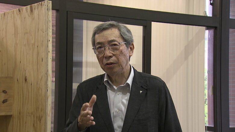 被爆二世の森内浩二郎さん（72）が復元を持ちかけて実現した