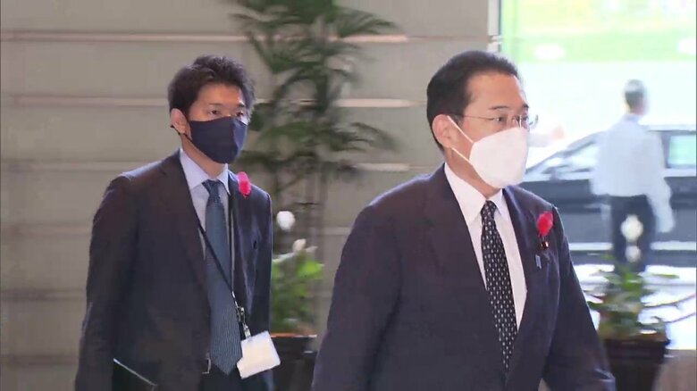 岸田首相と息子の翔太郎秘書官