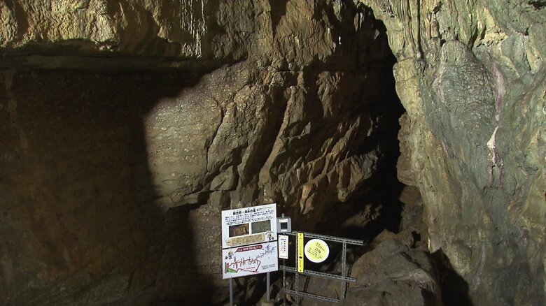 「新世界」は3000万年前の地層が隆起してできた鍾乳洞