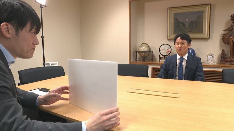 富山エアポート　社長室（9日）