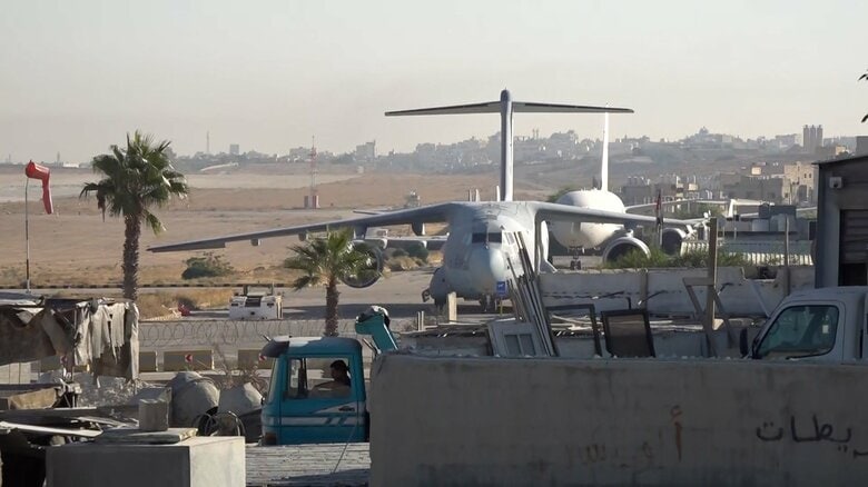 レバノンの邦人退避のため隣国ヨルダンに派遣された自衛隊機