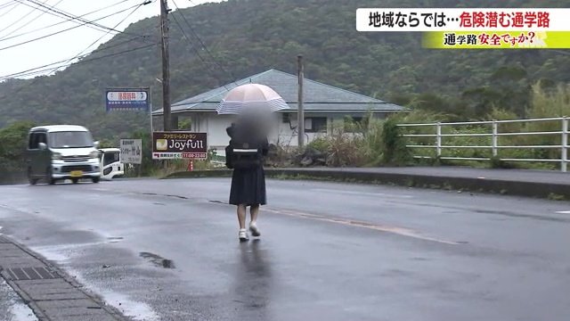 1台をやり過ごすも対向車線から車が来ており、道路の真ん中で止まってしまった