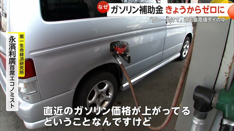 1～2週間ぐらい前の原油価格が反映されるガソリン価格