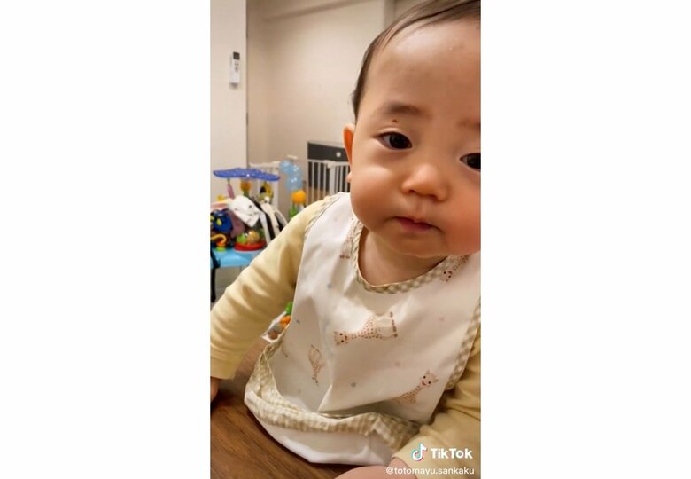 もぐもぐ（提供：とあぴーさん）