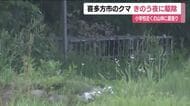 喜多方市の山林に居座ったクマ　15日夜に駆除