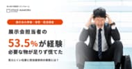 展示会担当者の53.5%が「必要な物が足りず慌てた」経験。見えにくい在庫と担当者依存の実態とは？～展示会の準備・保管・配送調査～