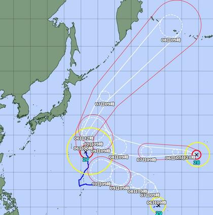 【台風情報】トリプル台風の進路と影響は？気象予報士「関東や東北の太平洋側ではうねりを伴った高波が予想」