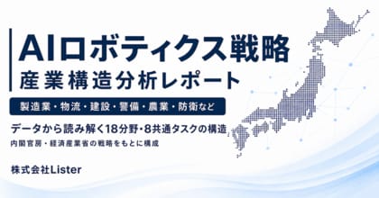 【独自調査】日本のAIロボティクス産業、最多は「実装・生産・運用」―産業構造分析レポートを公開 - 株式会社Lister