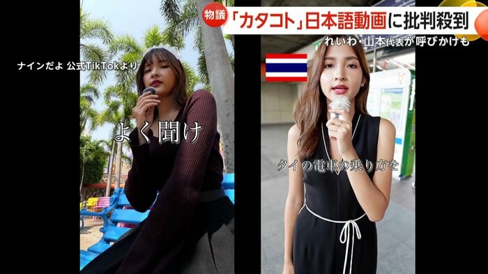 “元ネタ”となったはタイ人のナインさん(27)の動画