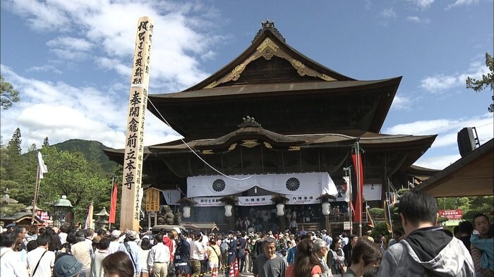 7年目ごとに1度が… 善光寺御開帳『1年延期』決定 2022年春に開催 延期は300年余りの歴史で初