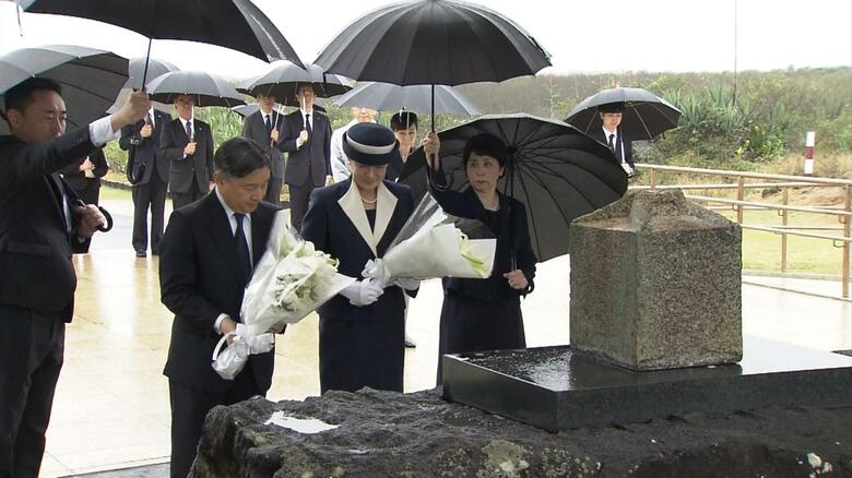 「本当に皆さんご苦労なさったんですね」　両陛下『慰霊の旅』硫黄島ご訪問　遺族・旧島民の子孫らに心寄せられる｜FNNプライムオンライン