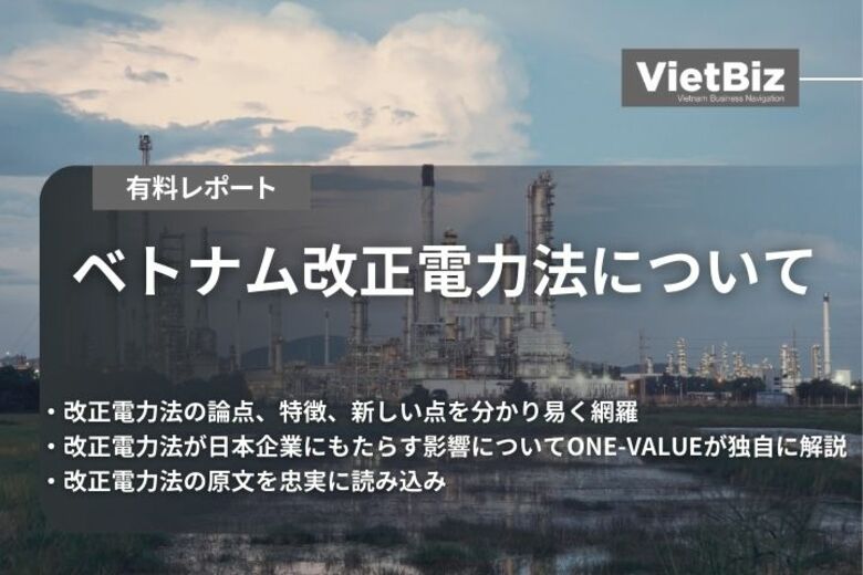 ベトナム市場調査レポート販売｜ベトナム改正電力法について