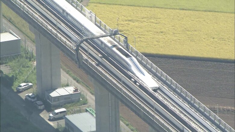 リニア中央新幹線の実験線（山梨県）