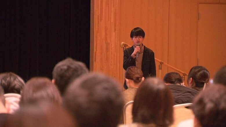 自身の経験を語る二本松さん