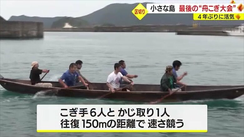 チームで往復150mの速さ競う