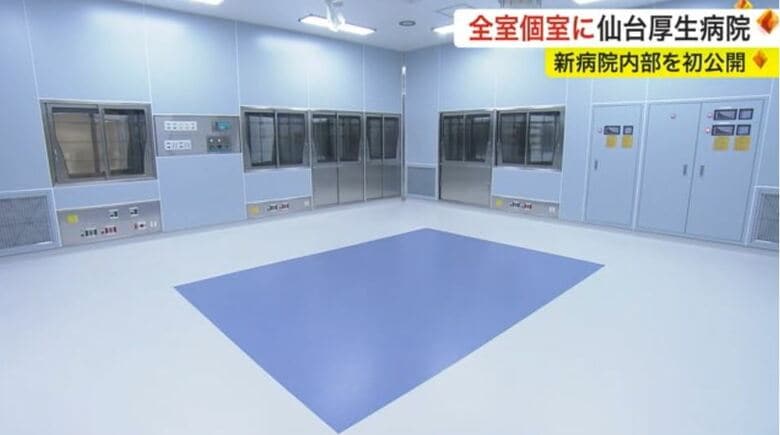 手術室は広さ1.5倍に