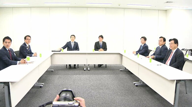 与野党6党による税制実務者協議（10月31日）