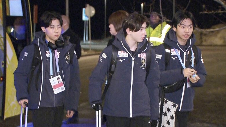 会場入りした中田、西野、蛯原