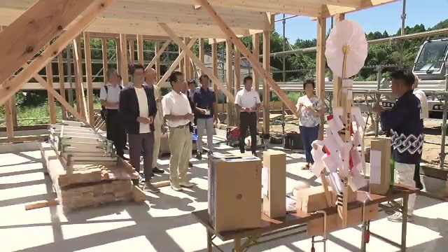 2023年9月浪江町　陶吉郎窯　上棟式