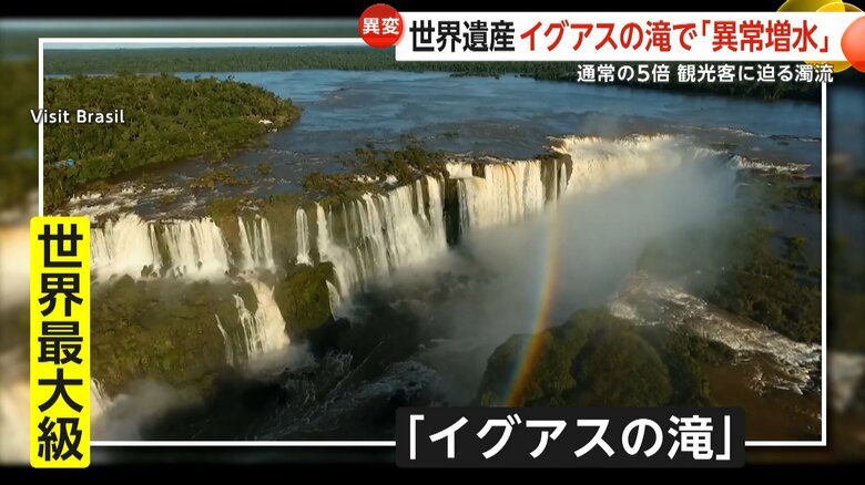 世界最大級の滝としても知られる「イグアスの滝」
