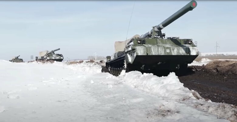資料:203mm 2S7Mマルカ自走砲(ロシア国防省公式YouTubeより)