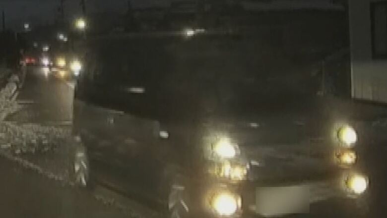 あわや正面衝突（視聴者提供）