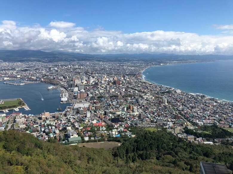 函館市から見える市街地
