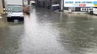 広島県内で大雨被害　飲食店の排水溝から水あふれる・呉市　住宅街の道路が浸水・東広島市