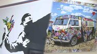 バンクシーなどの作品を集めた展示販売会が開幕　ストリートアート60点以上を展示　岩手県盛岡市