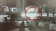 ひき逃げ事件の一部始終　交差点で衝突直後ハンドル切り走り去る白い軽自動車　信号無視し突っ込んだか　静岡市