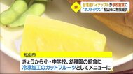 台湾産パイナップルが松山市の給食に 約3600個が無償提供 「親近感が湧いて行ってみたい」【愛媛】
