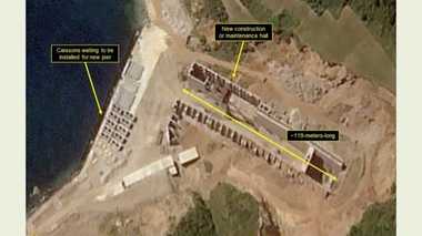 北朝鮮の新たな造船計画を示唆