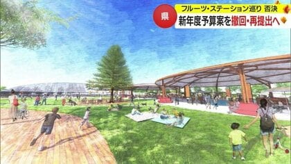 「フルーツ・ステーション」に関わる新年度予算案否決受け…事業費の一部を削った修正案再提出へ【山形発】