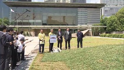 放射線量は1時間あたり0.11マイクロシーベルト　総理官邸で再生利用の除染土　「2045年の福島県外での最終処分」に向け受け入れの理解広がるか