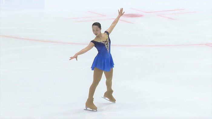 シニア女子で優勝した廣谷帆香