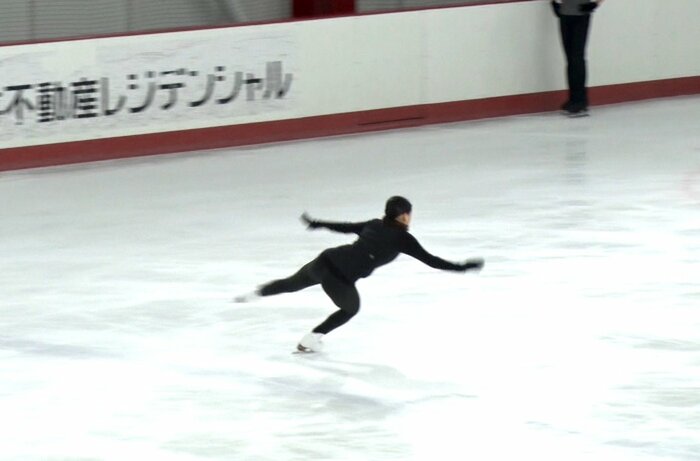 12月上旬の氷上練習で今季初めてトリプルアクセル着氷