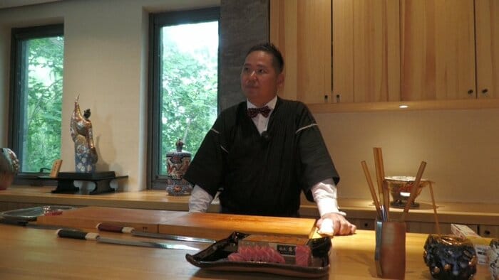 日本料理「東也」を経営する谷岡一幸オーナー