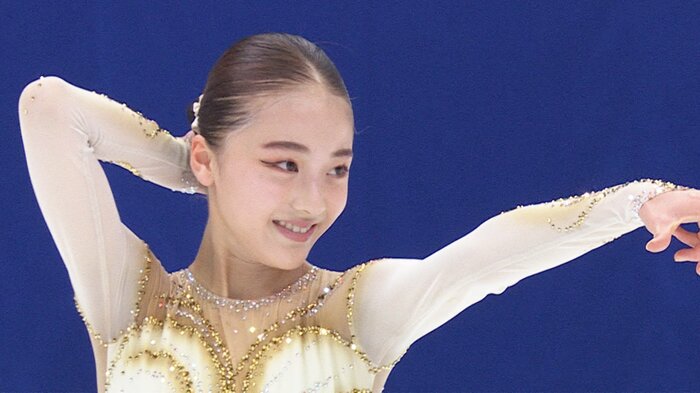 初の全日本を4位で終えた上薗(2023年)