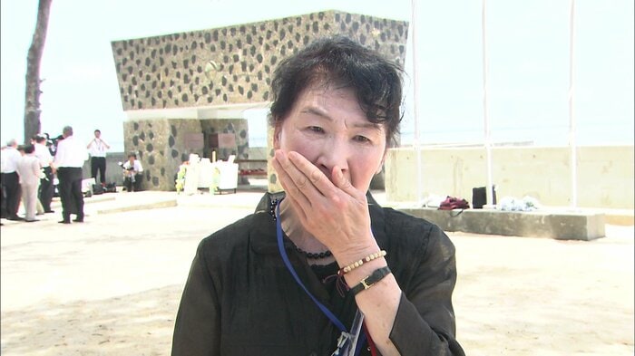 ペリリュー島で父親が戦死した田中恭子さん