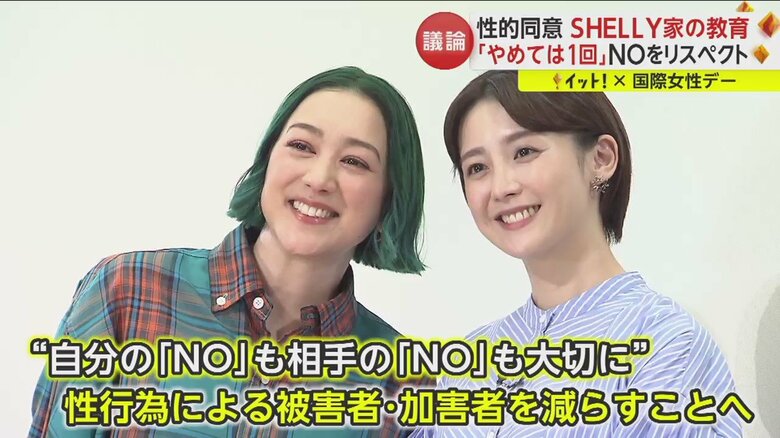 宮司キャスターがSHELLYに聞く性的行為“本当のイエス”　性的同意「相手のNoのリスペクトを」【国際女性デー】｜FNNプライムオンライン