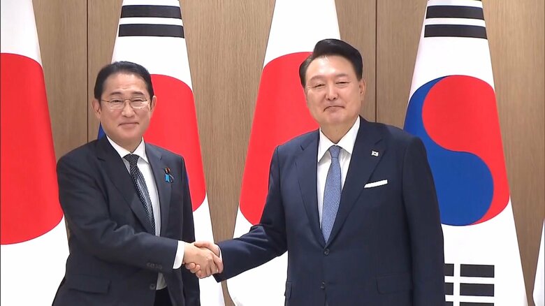 「歩みを進めていかなければならない」岸田首相が韓国・尹錫悦大統領と“最後の首脳会談”　国交正常化60周年を見据えた協力の強化で一致｜FNNプライムオンライン