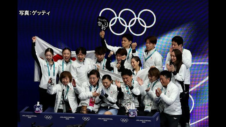 「フェンス分厚すぎて…人生で初めて」坂本花織と“りくりゅう”ペアはSPトップで日本2位に！フィギュアスケート団体【ミラノ・コルティナ五輪】｜FNNプライムオンライン