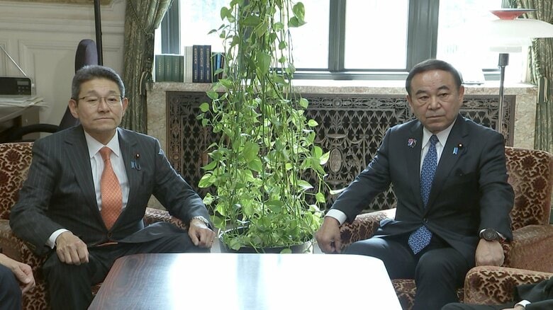 自民が野党に陳謝「誠に申し訳ない」年金改革法案の国会提出遅れ　立憲・笠氏「25日に提出日示さねば福岡厚労相の不信任案提出手続き入る」｜FNNプライムオンライン