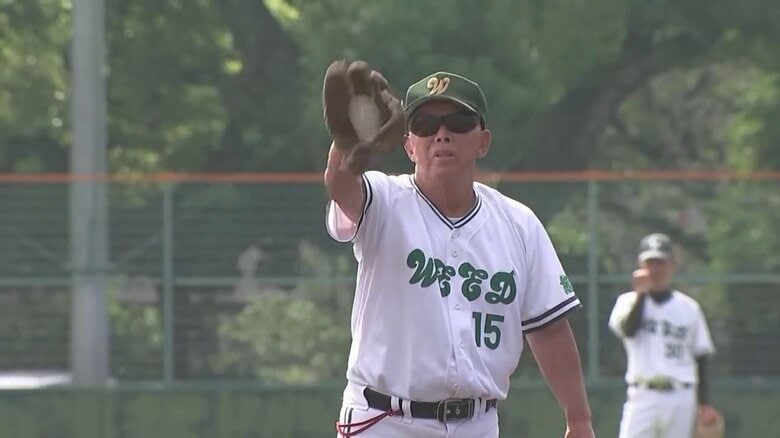 “82歳のベテランピッチャー”も登板　古希VS小学生の手加減無しの熱闘｜FNNプライムオンライン
